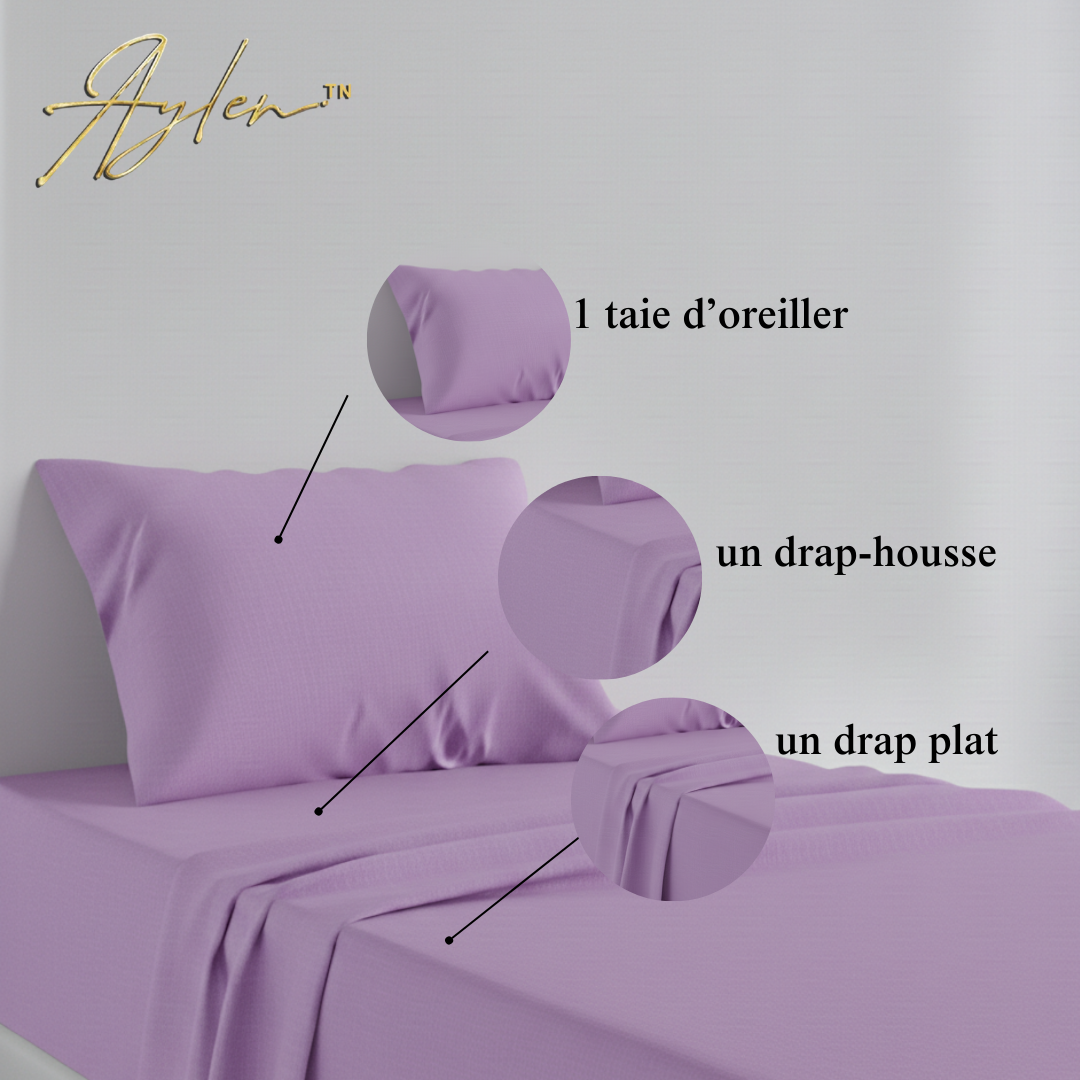 Parure de Lit en Poly-Coton