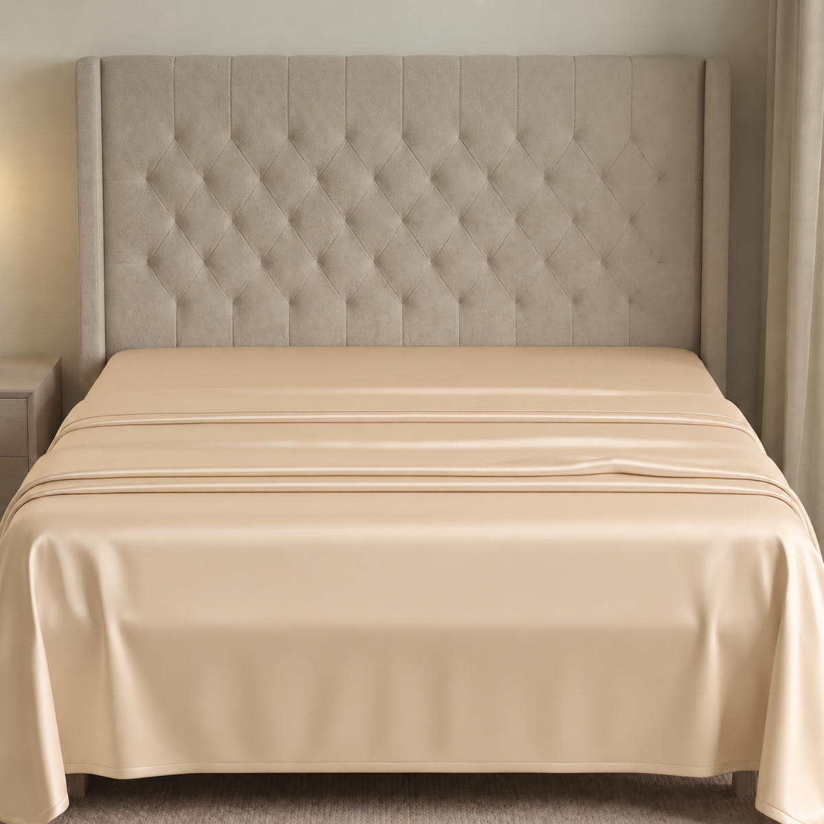 Drap Plat Satin du Coton