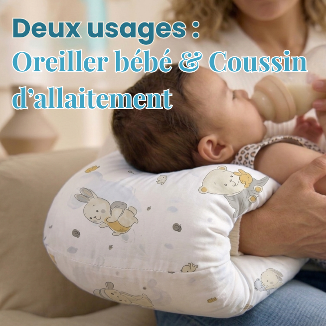 Mini Coussin d'Allaitement à bras partout "voyage, en route, à l'extérieur"