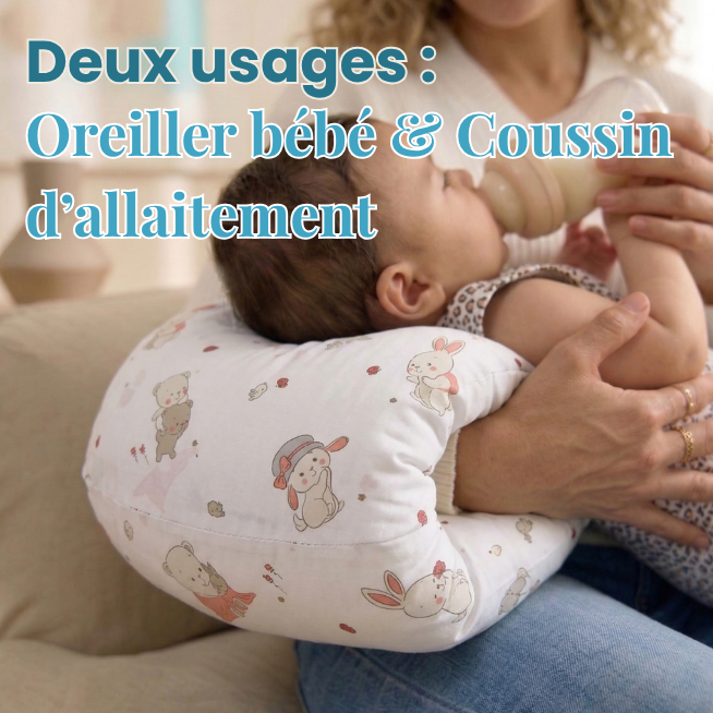 Mini Coussin d'Allaitement à bras partout "voyage, en route, à l'extérieur"