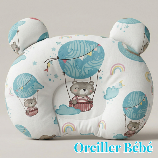 Coussin Morphologique Anti-Tête Plate Bébé