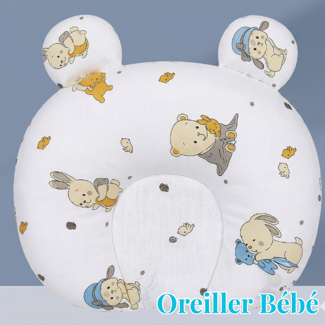 Coussin Morphologique Anti-Tête Plate Bébé