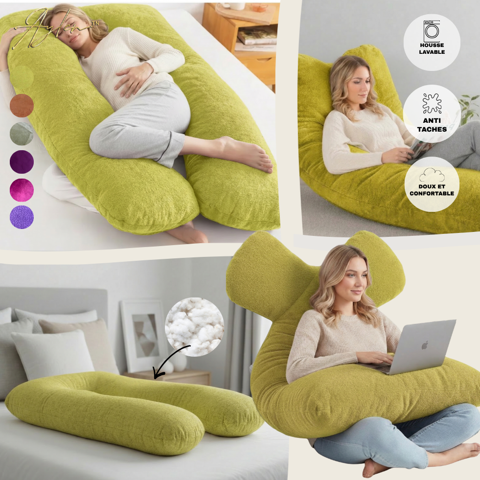 Coussin Polyvalent et multifonctions Forme U