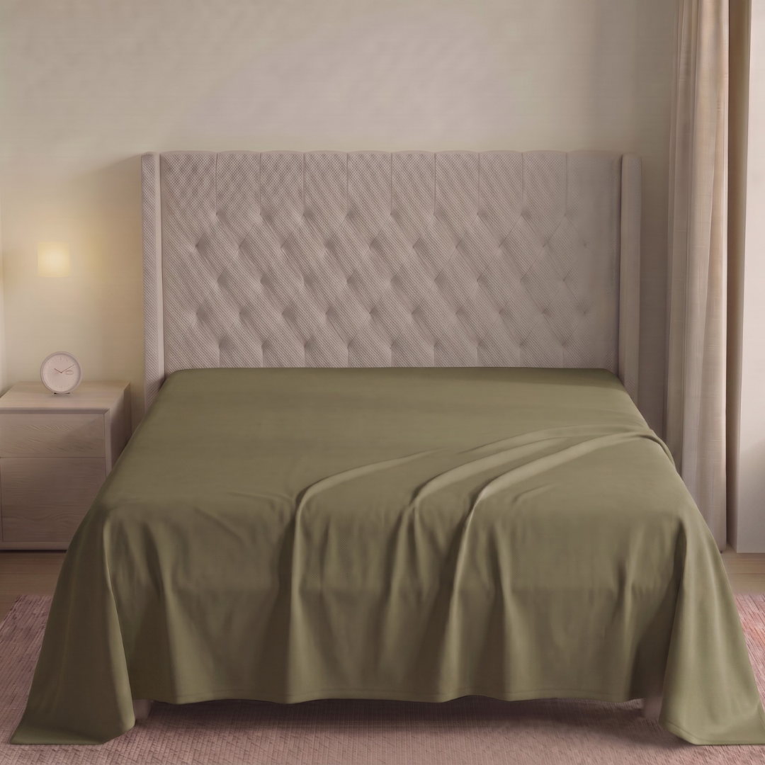 Drap Plat en Poly-coton
