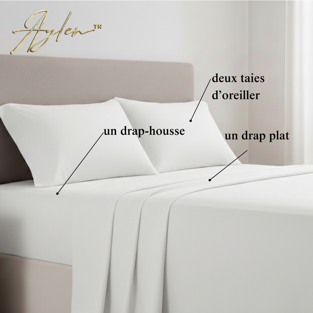 Parure de Lit en Poly-Coton