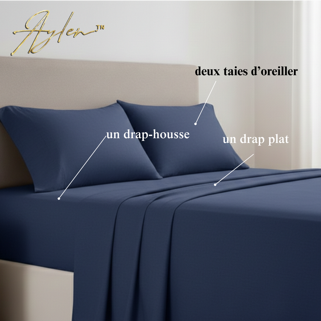 Parure de Lit en Poly-Coton