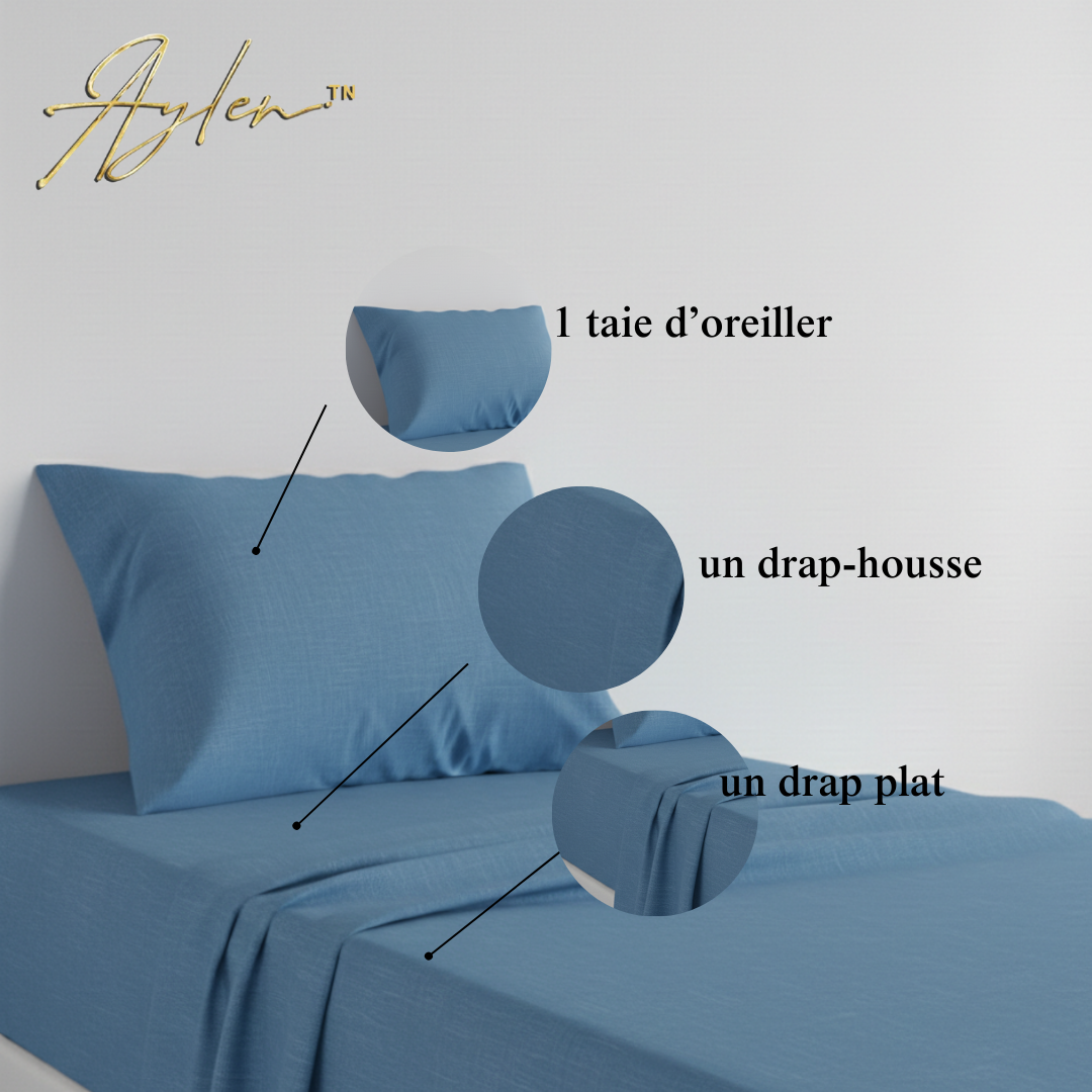 Parure de Lit en Poly-Coton