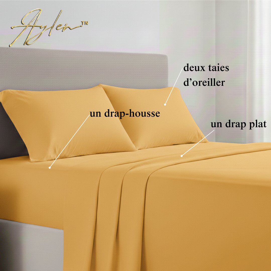 Parure de Lit en Poly-Coton