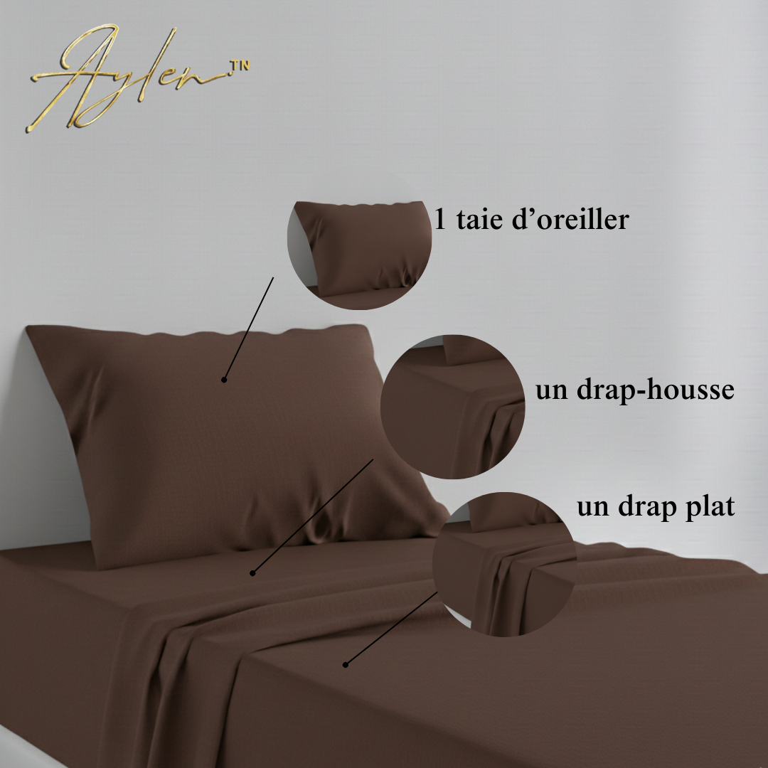 Parure de Lit en Poly-Coton