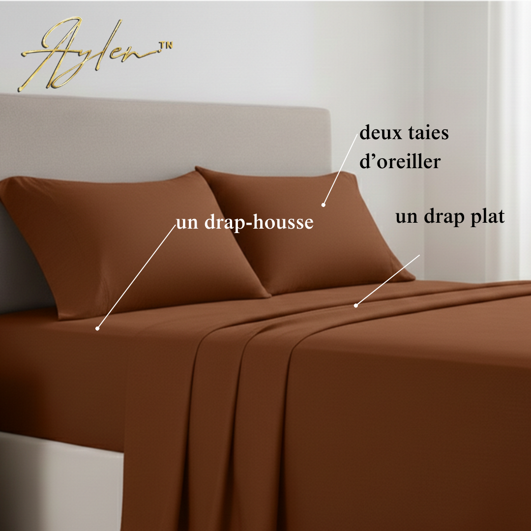 Parure de Lit en Poly-Coton