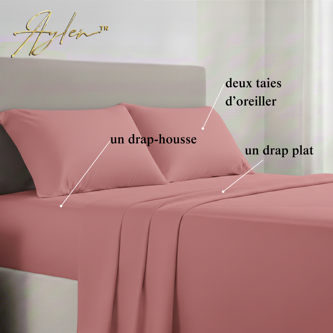Parure de Lit en Poly-Coton