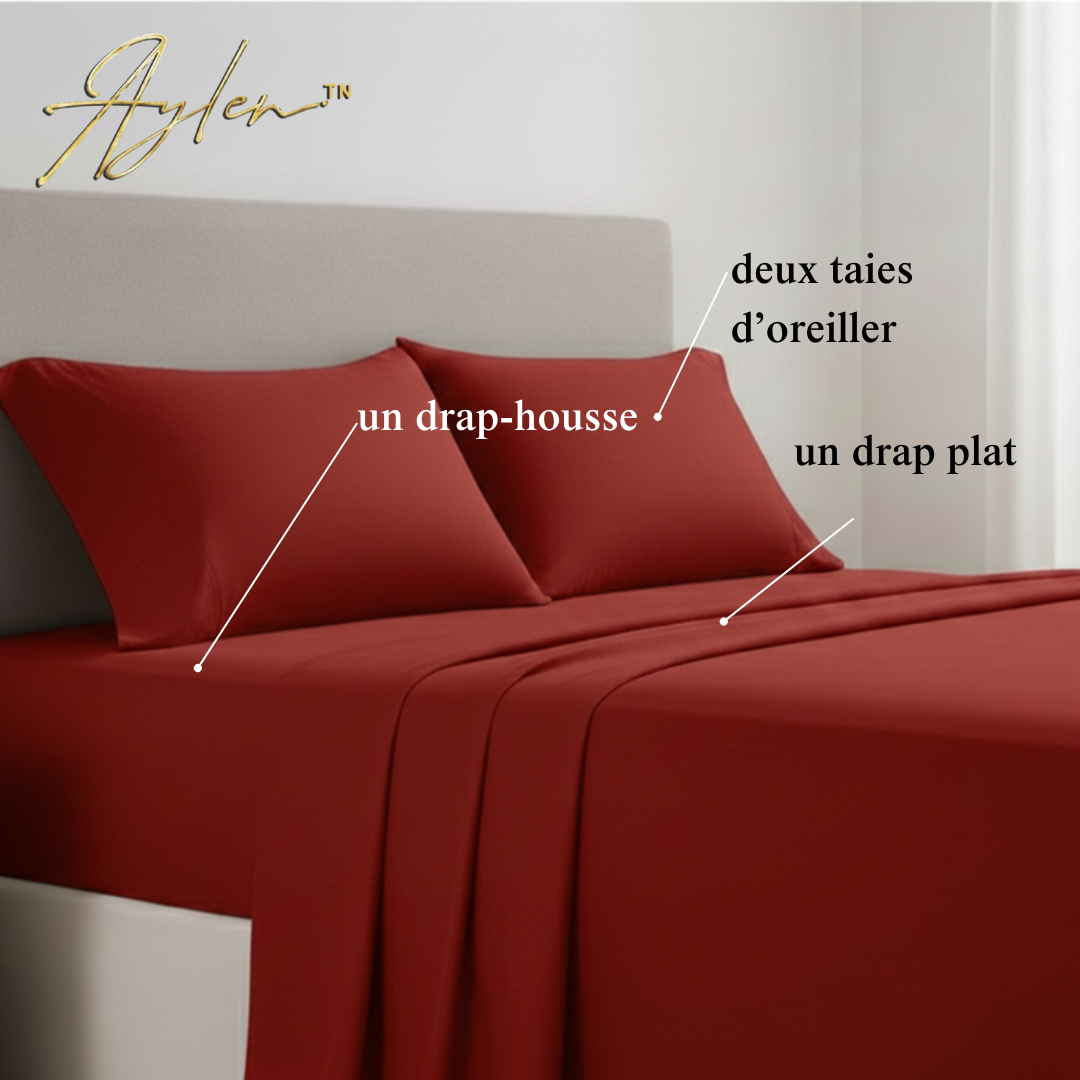 Parure de Lit en Poly-Coton