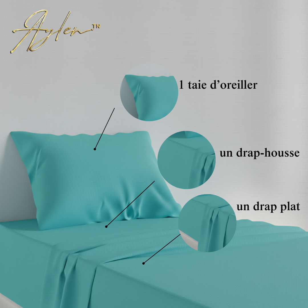 Parure de Lit en Poly-Coton