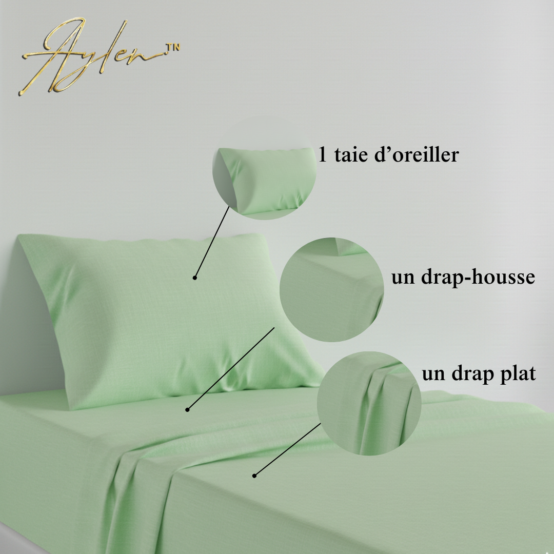 Parure de Lit en Poly-Coton