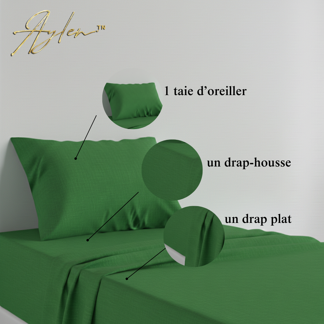 Parure de Lit en Poly-Coton