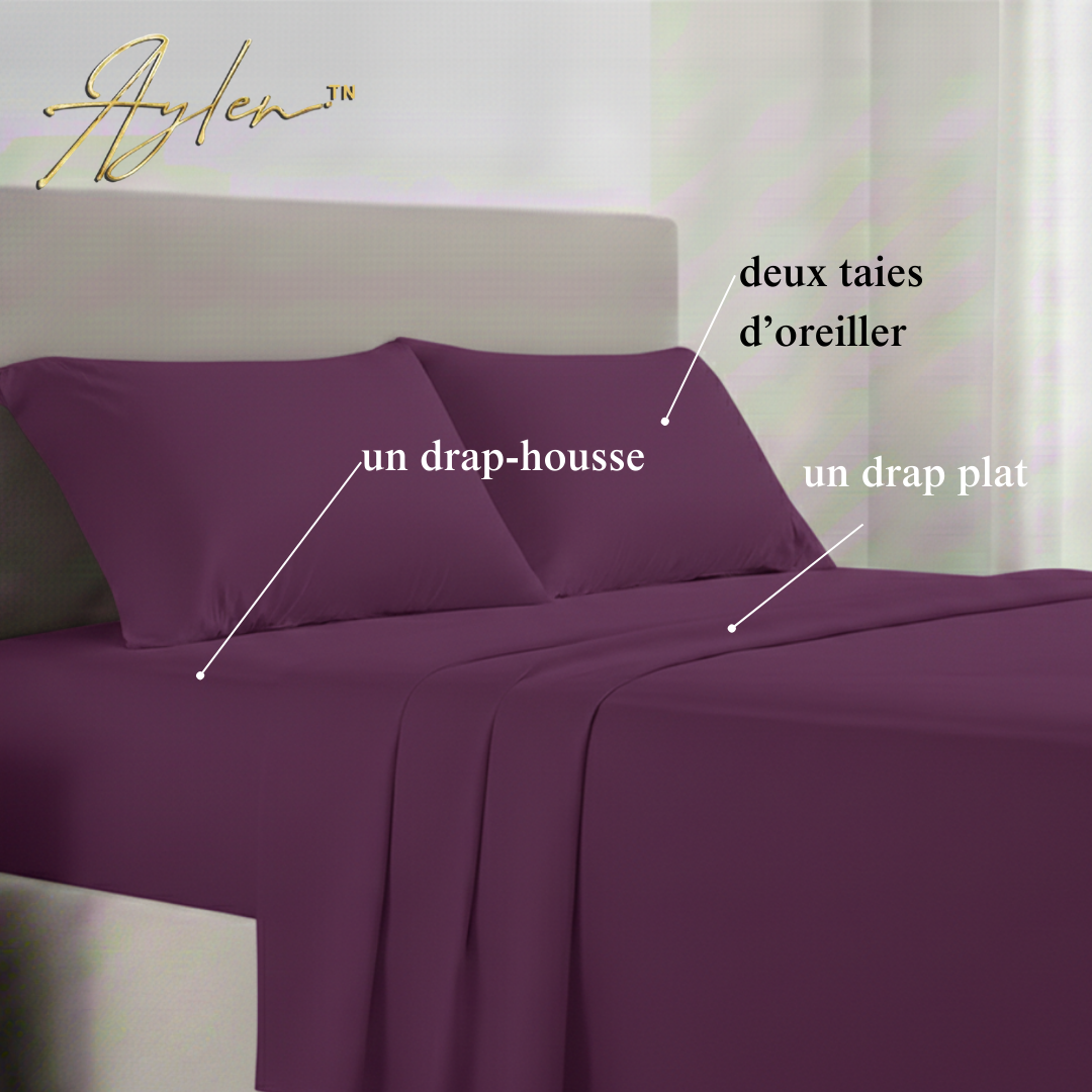 Parure de Lit en Poly-Coton