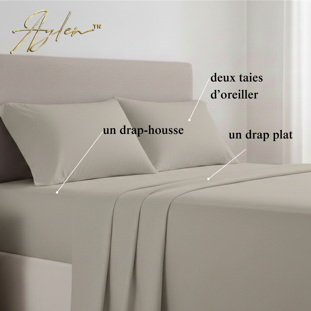 Parure de Lit en Poly-Coton
