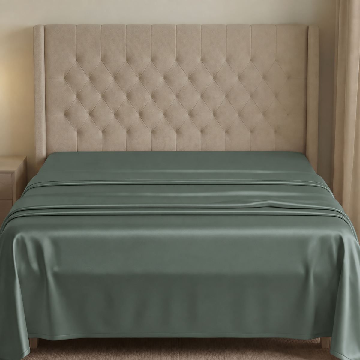 Drap Plat Satin du Coton