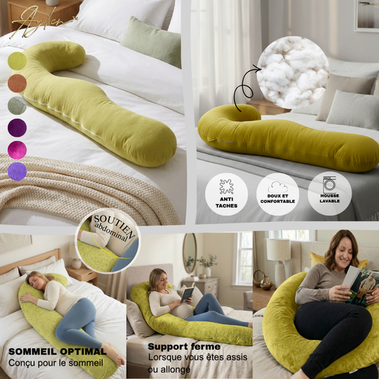 Coussin Polyvalent et Multifonctions Forme J