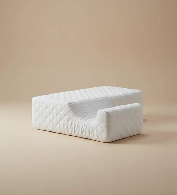 Coussin orthopédique de positionnement en forme L